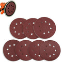 Sanding Discs 70 Pcs 8 Holes 5 Inch Sandpaper Circular Dustless Hook and Lo
