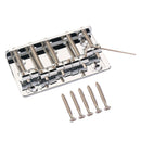 5-saddle Bridge Set for 5 String Electric Bass Guitar Part Replacement
