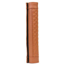 2pcs Car Seat Belt Covers PU Leather Shoulder Protection Pad (Light Brown)