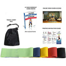 Resistance Elastic Band Exercise Yoga Belt Rubber Fitness Training Stretch, T8R4