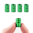 4PCS Car Aluminum Tire Wheel Rims Stem Air Valve Caps Tyre Cover Accessories Kit