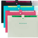 Expanding File Folders, 4PCS Plastic A4 Expandable File Folder with 8 Pocke U5E2