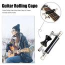 Guitar Rolling Capo Slide Glider Capo for Classic Folk Electric Guitar Universal