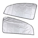 2 x Car Side Window Sun Shade - Magnetic Curtain for Kids with Sun Protection .