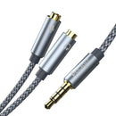 Essager Audio Cable Aux Cable for Microphone S10 Speaker Wire 3.5 Jack Spli K8C8