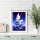 DIY Diamond Painting Cross Stitch Kits Dolphin Full Round Drill Embroidery