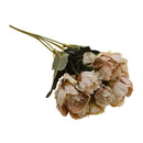 1 Bunch Artificial Flower Silk Peony Blossom Bouquet Home Table Decor Coffee