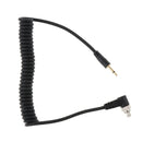 2.5mm to Male Flash PC Sync Cable Cord with Screw Lock -Spring