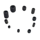 200PCS M3 M4 M5 M6 M8 Hex Head Socket Hex Grub Screw Set Assortment Kit(Bla