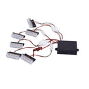 Car DC 12V Grill Strobe Lights Warning Hazard Emergency Beacon Amber 6 LED Lamps