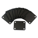 Pack of 10 Black Guitar Neck Plate Gaskets Pads Mats DIY Musical Instrument