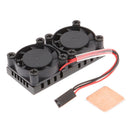 New Cooling Dual Fan Heatsink Module Kit For Raspberry Pi 2B 3BSEAU