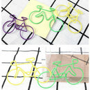 Bike Paper Clips Bicycle Metal Card File Clips Pack (Random Color) 50pcs J8I7