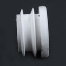 4 Pcs 19mm Dia Plastic Blanking End Cap Tubing Pipe Inserts Bung White