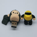 Monkey Cartoon Pen Drive 32GB USB Disk Flash Drive Memory Stick for Laptop