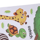 Children's early education stickers animal English REMOVABLE STICKE_