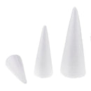 3 Packs Cone Shape DIY Christmas Tree Styrofoam Foam for Kids Creative Craft