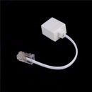 RJ11 6P4C Female To Ethernet RJ45 8P8C Male F/M Adapter Converter Cable Phone FT