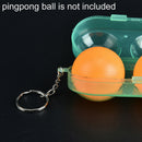 Table Tennis Ball Container Box Hard Plastic Case Ping Pong Ball Storage Box JR