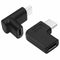 90 Degree USB C Type C Male to Female Adapter,Right & Left Upward & Downwar J5R3