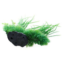 Aquarium Emulational Green Plastic Long Leaf Plant Decor 20cm I9R5
