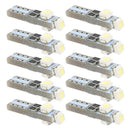 10pcs Car T5 3 LED SMD Light Bulbs Replacement for Instrument Cluster Lamp