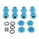 Wheel 17mm Hex Hub 30mm Extension Adapter Combiner for 1/8 HSP RC Car Blue