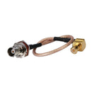 3X(BNC Cable Adapter RF Coaxial Assembly BNC Coaxial Cable Female To MCX Ma