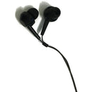 Black Color Retractable Earphone Headset Earbuds For MP3 MP4 Phone Music Fashion