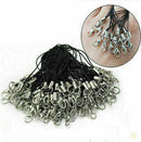 100 pcs Lobster Clasp Hooks Claw Buckle Snap Key Chain Cord Phone Cell Lany