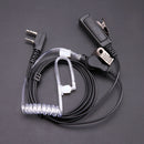2 Pin Covert Acoustic Tube Earpiece Headset Mic for Baofeng Kenwood UV-5R