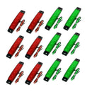 12Pcs Red Green Boat Navigation LED Stern Lights