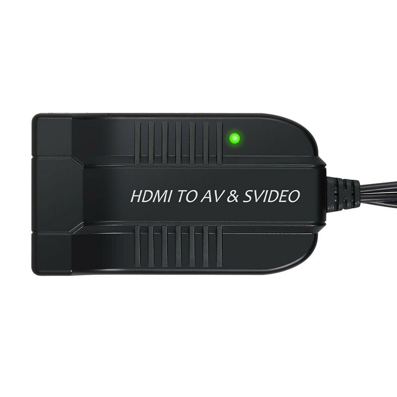 HDMI to Male AV CVBS Famale S-video Audio Video Converter Video Box for HDTV