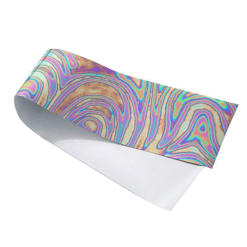 12pcs/set Starry Sky Shell Paper Transfer Print Gradual Ripple Nail Pasters A