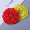 200pcs/Pack Disposable Microphone Cover Handheld Mic Covers Yellow+Red
