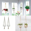 Hemp Rope New Braided Hanger Pot Green Plant Hanging Rope Basket MOA Gw