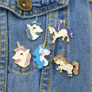 Delicate Horse  Wing Deer Brooch Button Pins Jacket Pin Badge Jewelry Z