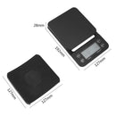 3kg/0.1g LCD Digital Electronic Jewelry Weighing Home Coffee Timer Scale(2)