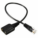 RJ11 to 3.5mm Female Headset/Headphone Adapter Cable Stereo Converter  PLS