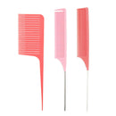 3x One-Way Weaving Highlighting Foiling Hair Combs, High Temperature Resistant