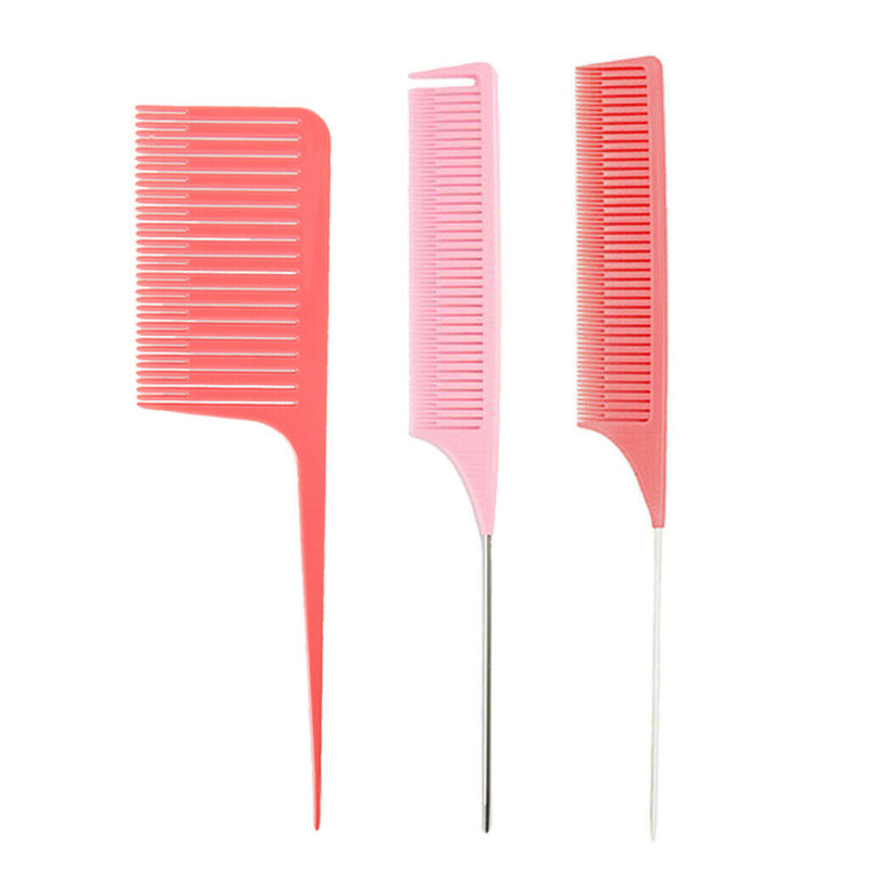 3x One-Way Weaving Highlighting Foiling Hair Combs, High Temperature Resistant