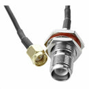 5X(SMA Male to RP-TNC Female Adapter Connector RF Coaxial Pigtail Cable 13"U9H8)