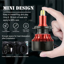H7 1800W 270000LM 4-Sides LED Headlight Kit Hi/Lo Power Bulb 6000k FT