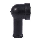 8 Pcs 15mm x 8mm Black Smoking Pipe Shaped PVC Battery Terminal Insulating  Z3C8