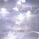 2m 20 LED Star Fairy Lights String Copper Wire Garland Lamp (Cool White) A