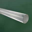 Acrylic Rod Round Pmma Bar 0.47 Inch Dia 10 Inch Length Clear 2Pcs J3M1