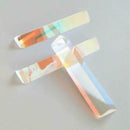 15cmx3cm Rainbow Optical Glass Triple Triangular Prism Physics Teaching VGR VTZ