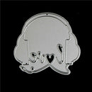 Love Headset Design Metal Cutting Dies For DIY Scrapbooking Album Paper Cards OH