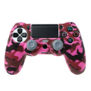 Silicone Camouflage Cover + 2 Thumbstick Caps For 4 PS4 Controller