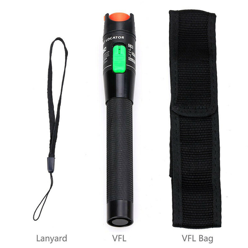 Visual Fault Locator,30mW 30km Red Light Pen Fiber Optic Cable Tester Meter A